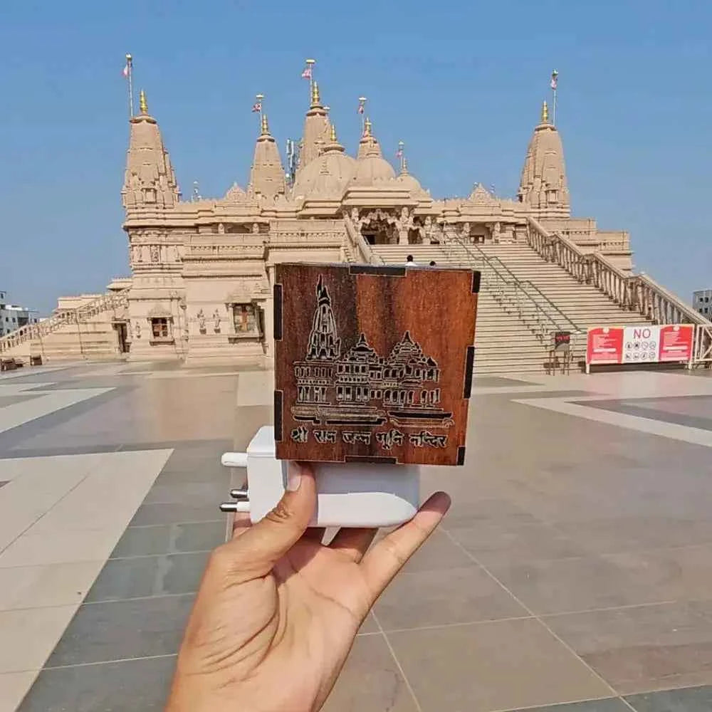 Ayodhya Ram Mandir aroma burner with intricate design inspired by the famous temple